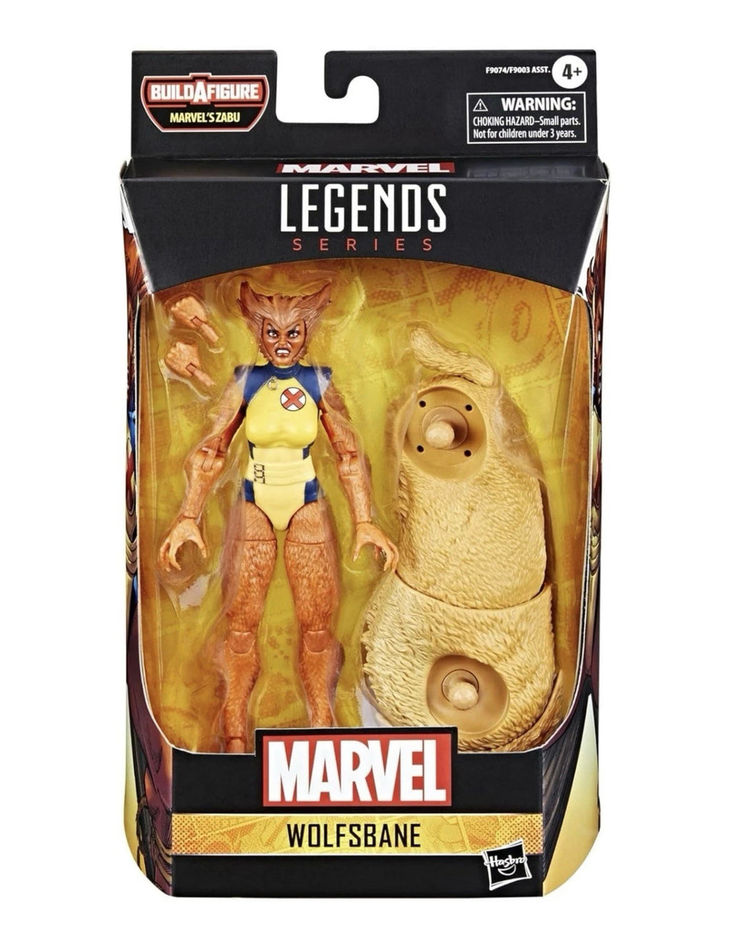 Marvel Legends Series: Hasbro 2024 - WOLFSBANE (Build A Figure - Zabu) 4+ Brand New