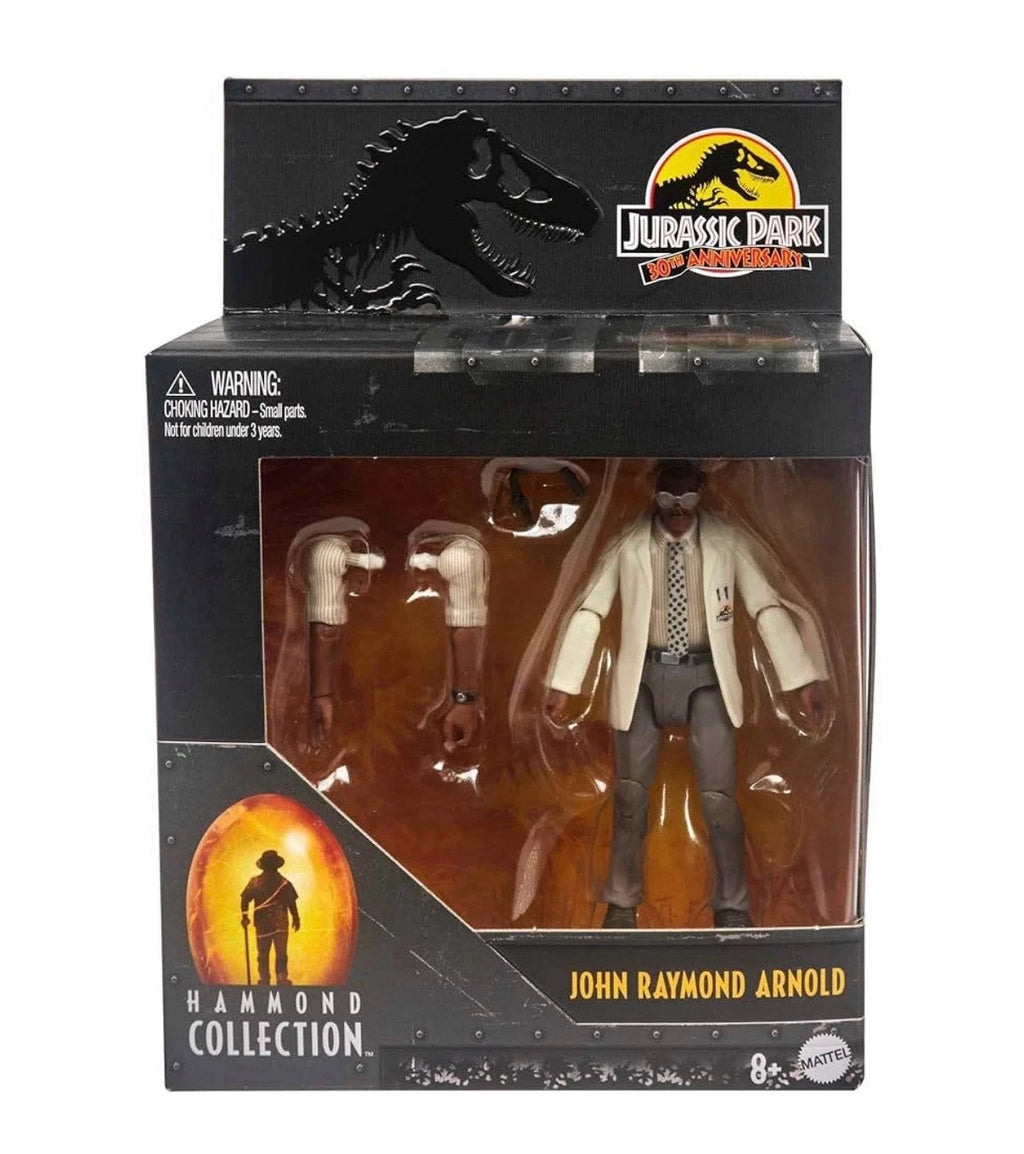Jurassic Park: 30th Anniversary Mattel 2022 Hammond Collection JOHN RAYMOND ARNOLD 8+ New