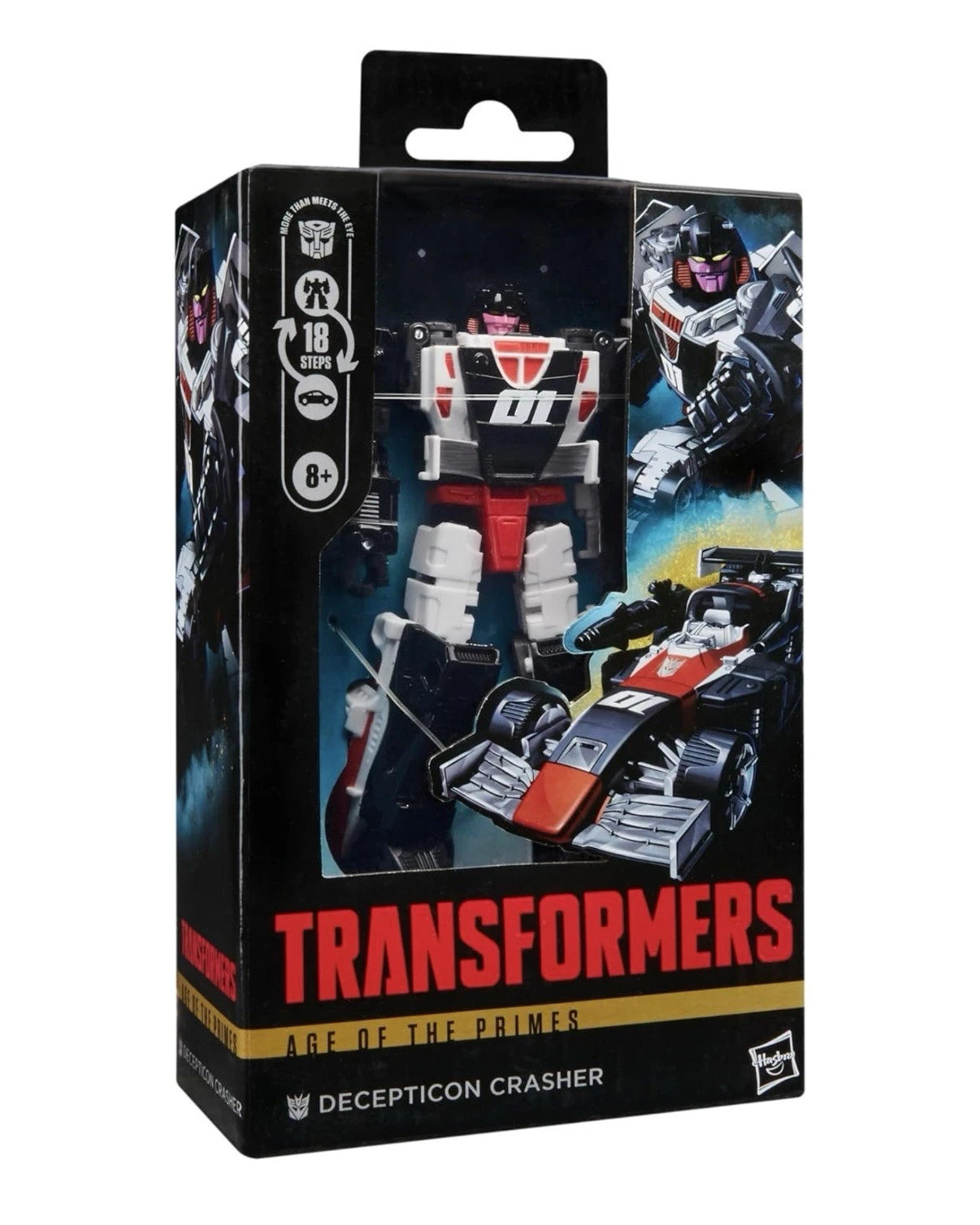 Transformers: Age of The Primes Hasbro 2025 Deluxe Class DECEPTICON CRASHER 8+ Brand New