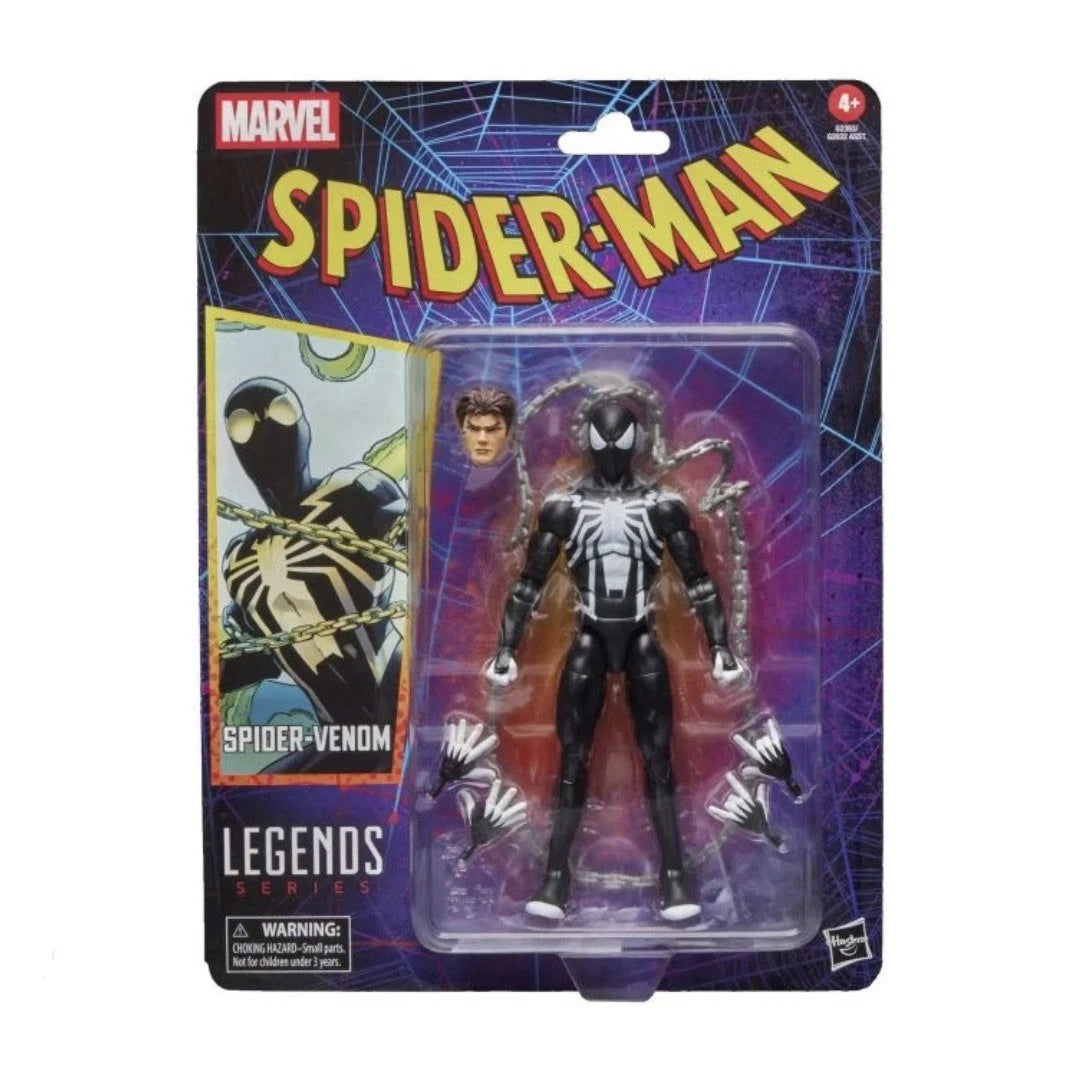 Marvel Legends Series: Hasbro 2025 Retro Spider-Man (SPIDER-VENOM) 4+ Brand New