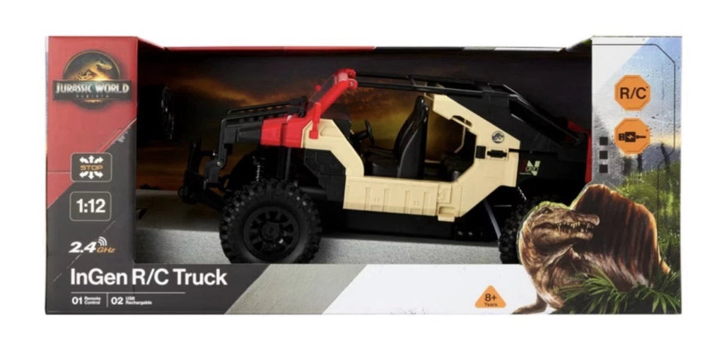 Jurassic World: Rebirth - Universal Studios 2025 1:16 (INGEN R/C TRUCK) 8+ New