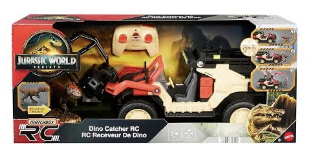 Jurassic World: Rebirth - Mattel 2025 Matchbox RC (DINO CATCHER RC) 6+ Brand New