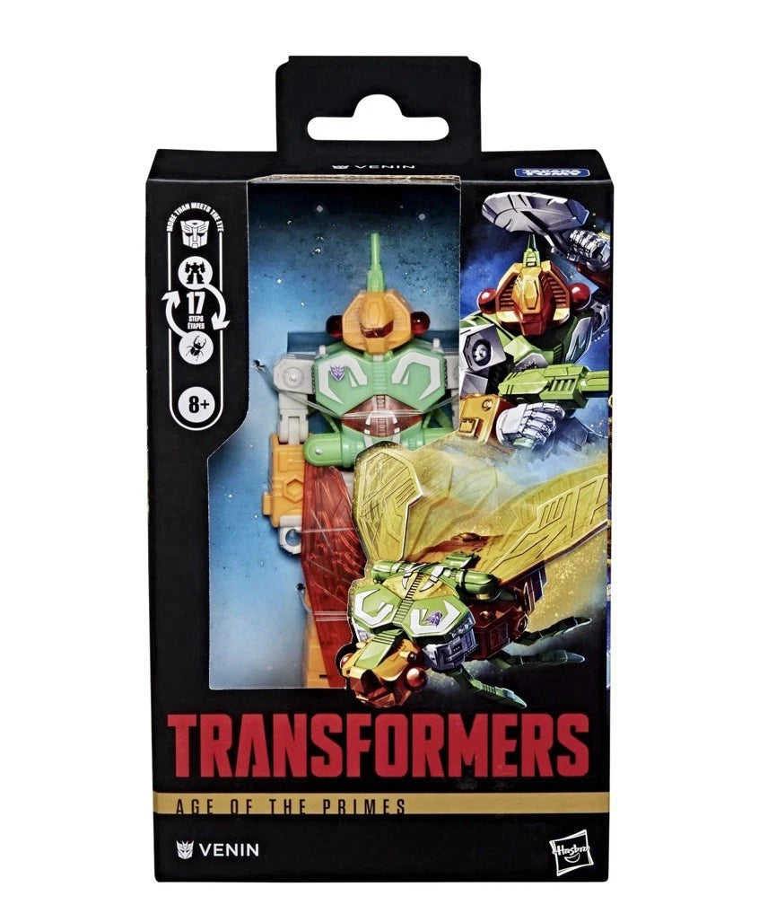 Transformers: Age of The Primes Hasbro 2025 Deluxe Class VENIN 8+ New