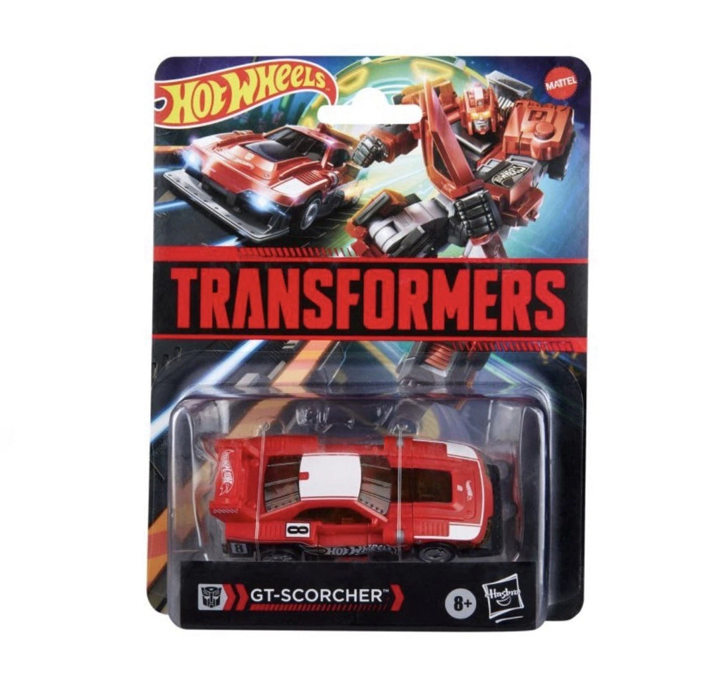 Transformers X Hot Wheels Collaborative: Hasbro 2026 (GT-SCORCHER) 8+ Brand New