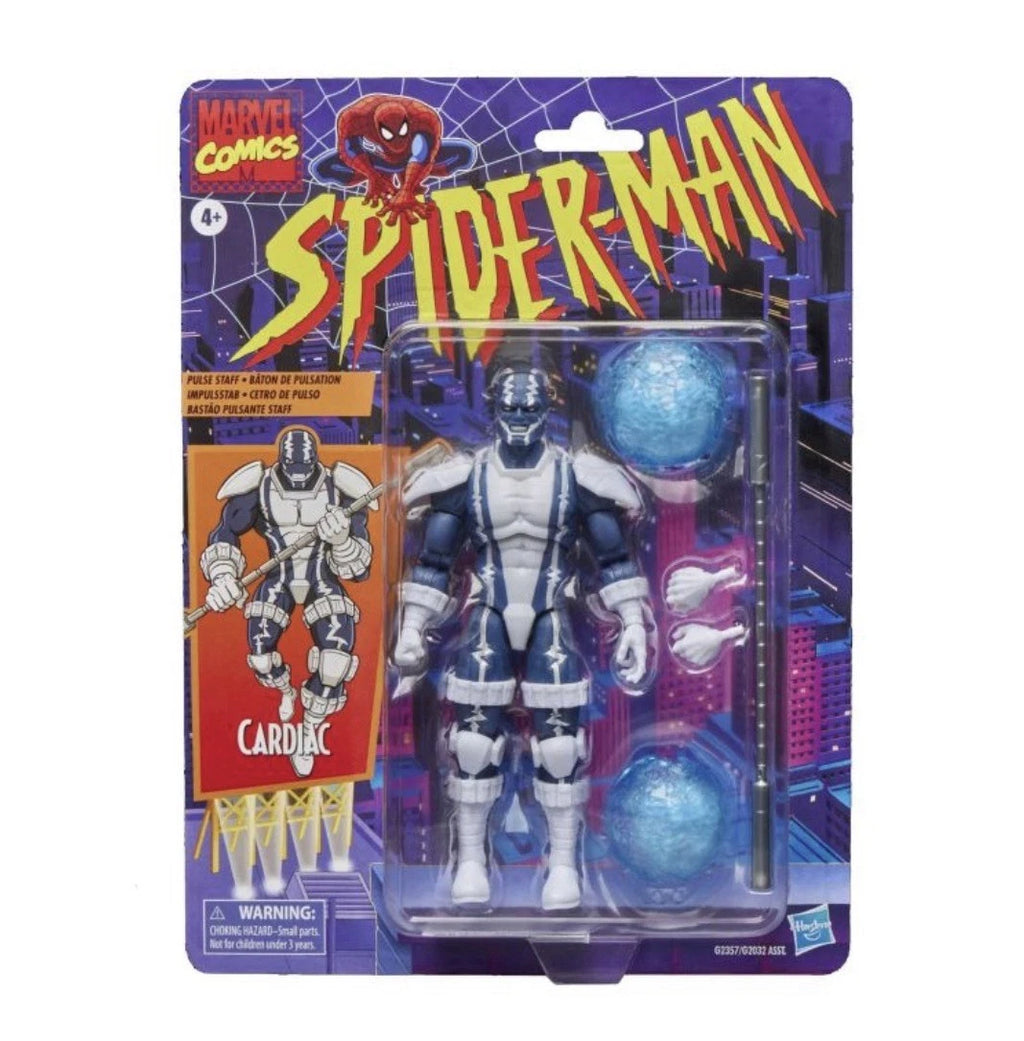 Marvel Legends Comics: Hasbro 2025 Retro Spider-Man (CARDIAC) 4+ Brand New