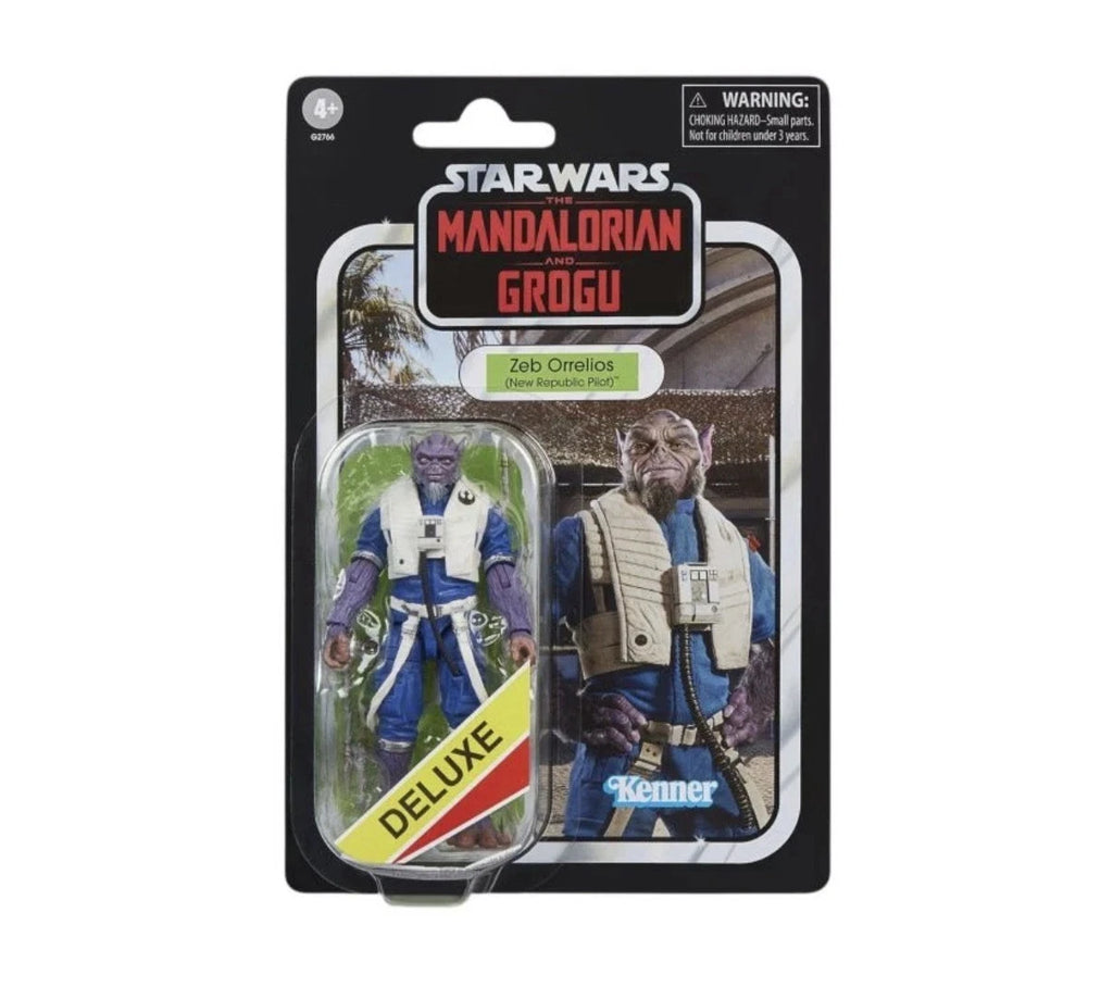 Star Wars: The Mandalorian & Grogu Hasbro 2026 The Vintage Collection ZEB ORRELIOS (New Republic Pilot) 4+ New