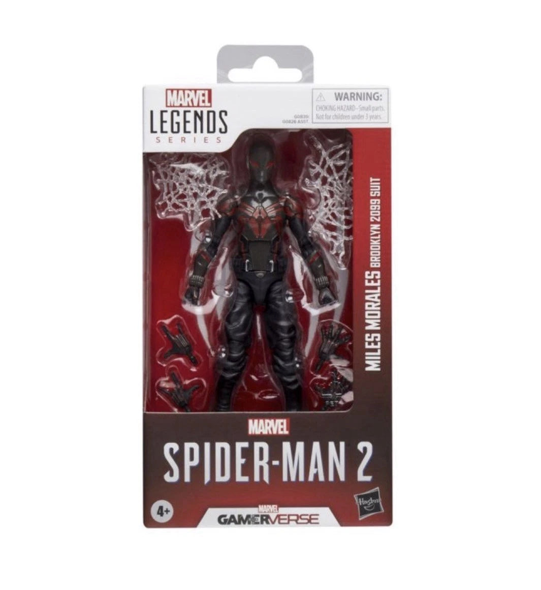 Marvel Legends Series: Hasbro 2025 Spider-Man 2 Gamerverse MILES MORALES BROOKLYN 2099 SUIT 4+ New