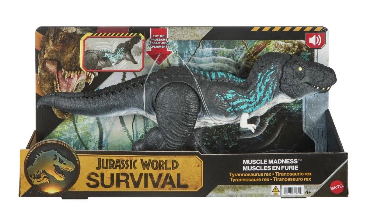 Jurassic World: Survival - Mattel 2026 Muscle Madness (TYRANNOSAURUS REX) 4+ Brand New