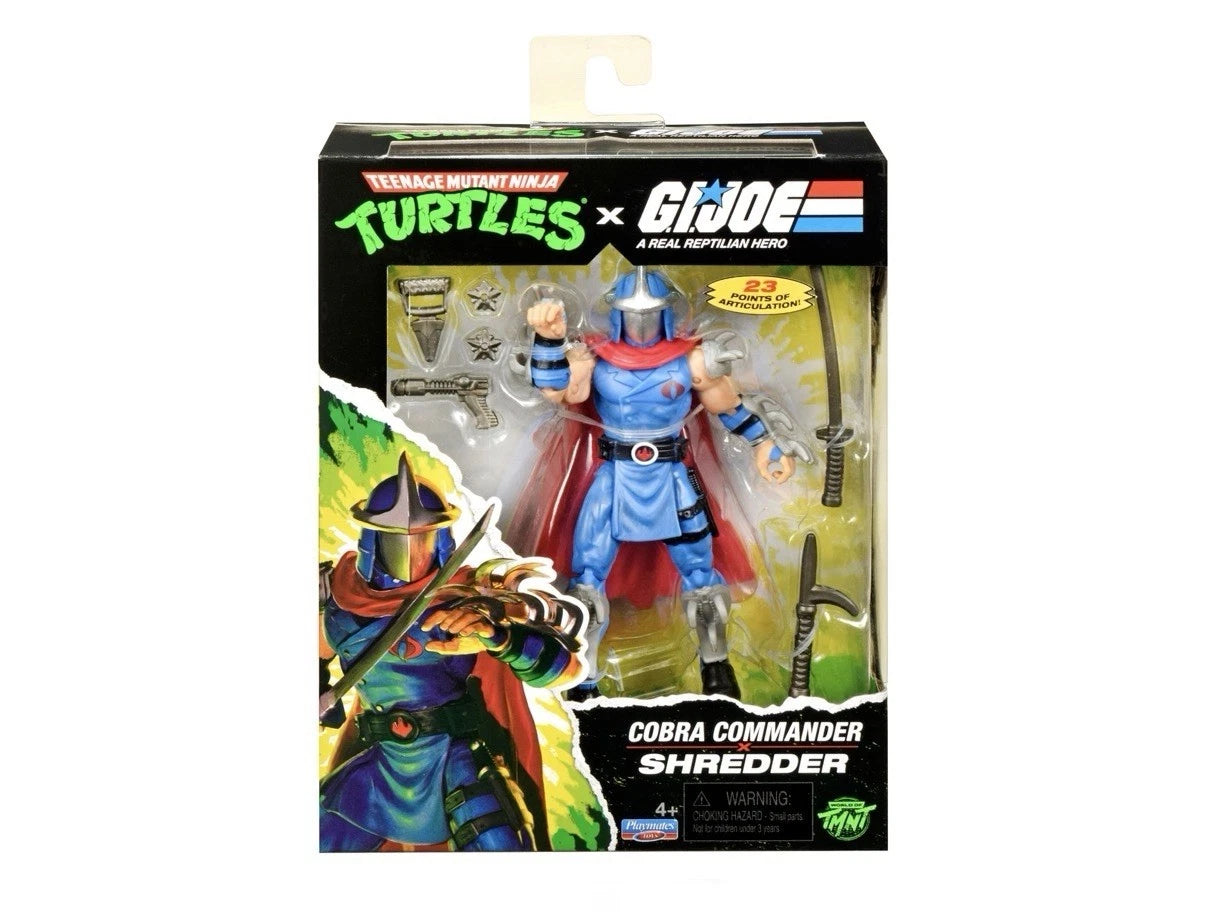 TMNT X G.I.JOE: Playmates Toys 2026 - (Cobra Commander SHREDDER) 4+ Brand New