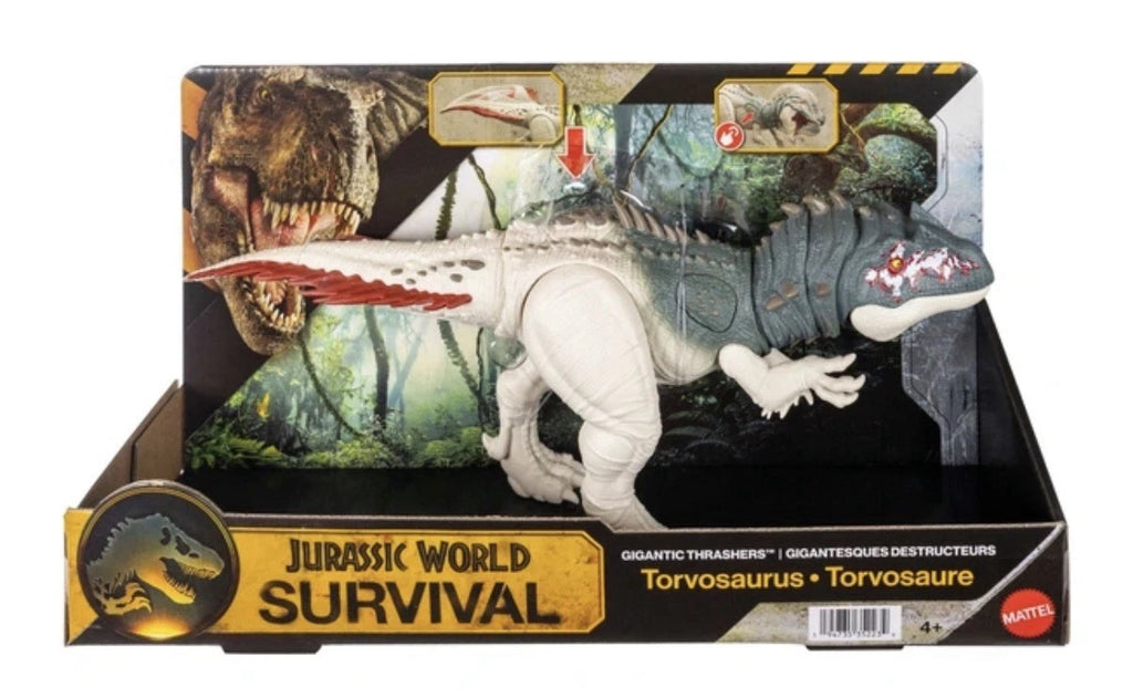 Jurassic World: Survival - Mattel 2026 Gigantic Thrashers (TORVOSAURUS) 4+ Brand New