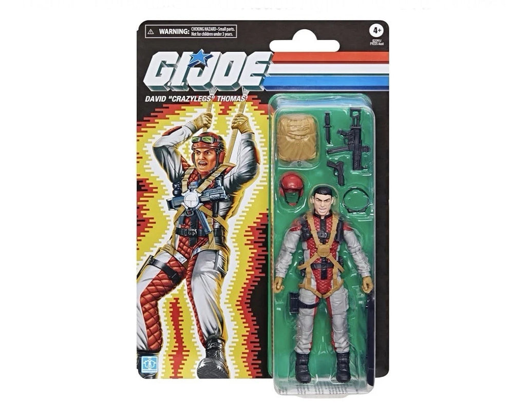 G.I. Joe Classified Series: Hasbro 2026 Retro Cardback DAVID “CRAZYLEGS” THOMAS 4+ New