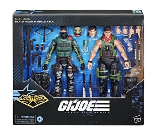 G.I. Joe Classified Series: Hasbro 2025 Night Force BEACH HEAD & QUICK KICK #164 4+ New