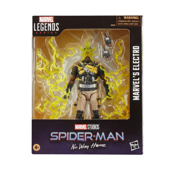 Marvel Legends Series: Hasbro 2025 Spider-Man No Way Home MARVEL’S ELECTRO 4+ New