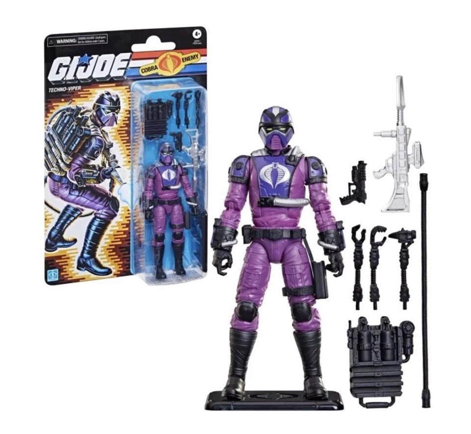 G.I. Joe Classified Series: Hasbro 2026 - Retro Cardback (TECHNO-VIPER) 4+ New