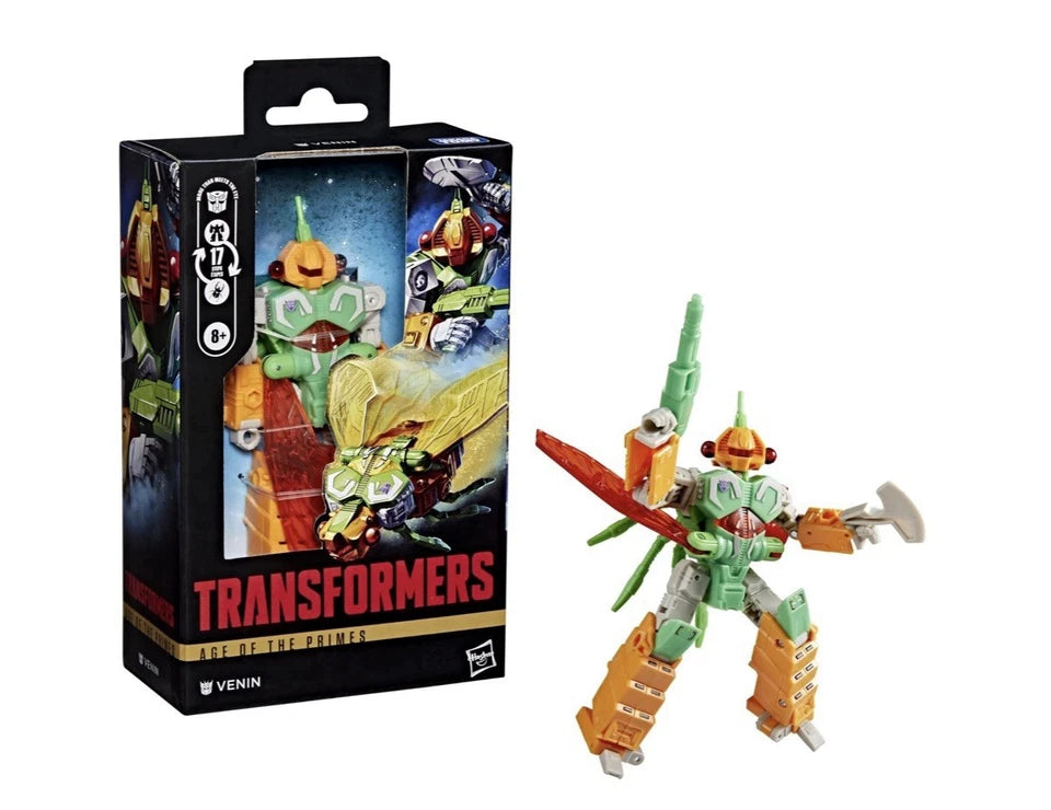 Transformers: Age of The Primes Hasbro 2025 Deluxe Class VENIN 8+ New