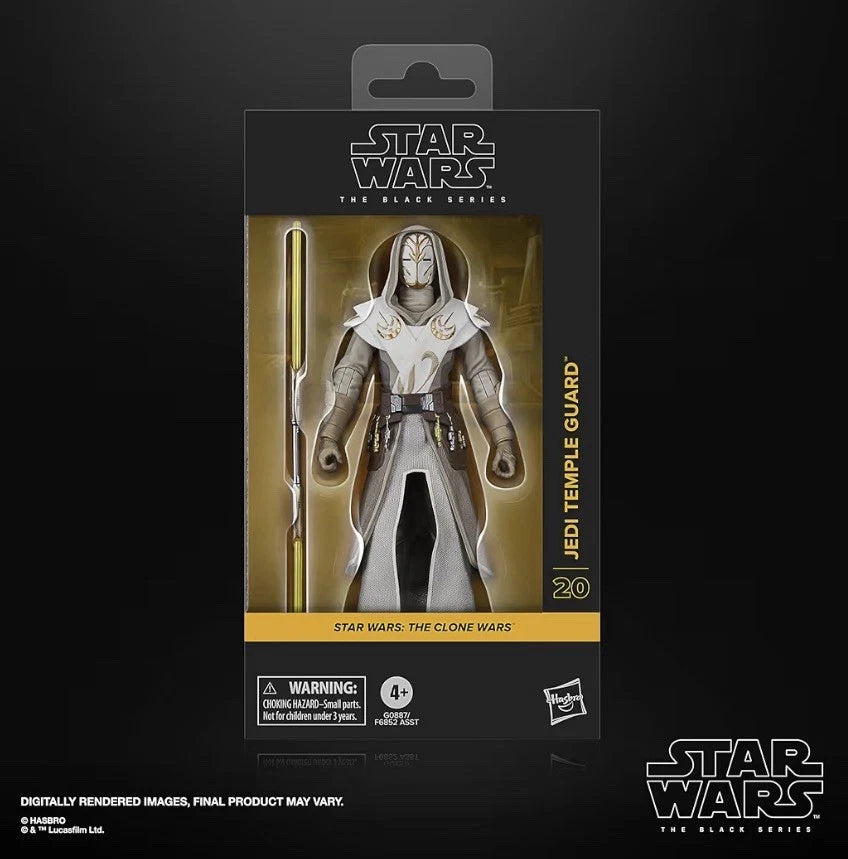 Star Wars: The Clone Wars The Black Series Hasbro 2024 JEDI TEMPLE GAURD 4+ New