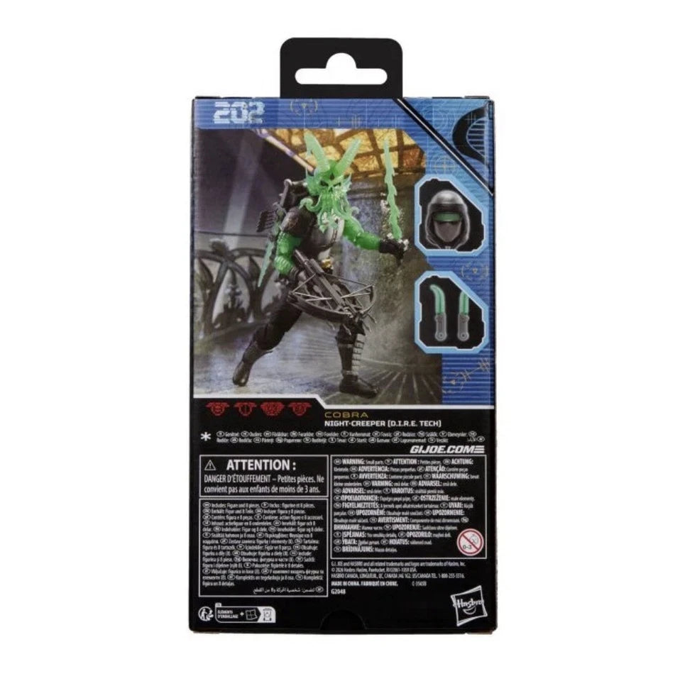 G.I. Joe Classified Series: Hasbro 2026 NIGHT-CREEPER #202 (D.I.R.E. Tech) 4+ New