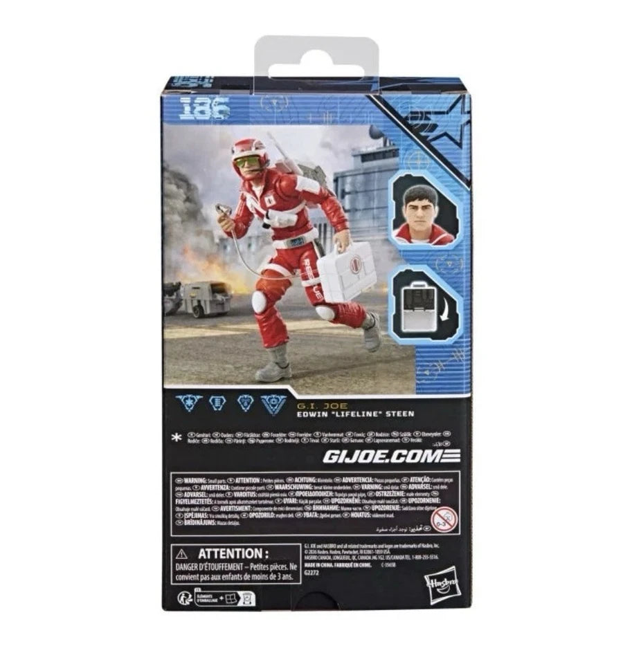 G.I. Joe Classified Series: Hasbro 2026 (EDWIN “LIFELINE” STEEN #186) 4+ New