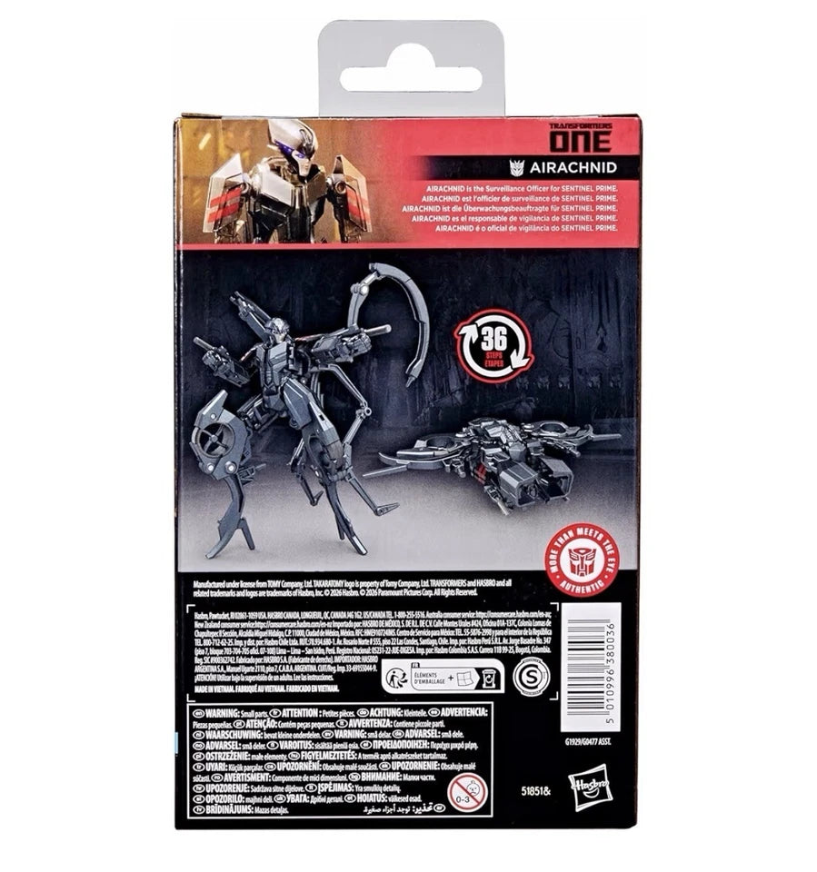 Transformers One: 2026 Hasbro Studio Series Deluxe Class (AIRACHNID) 8+ New