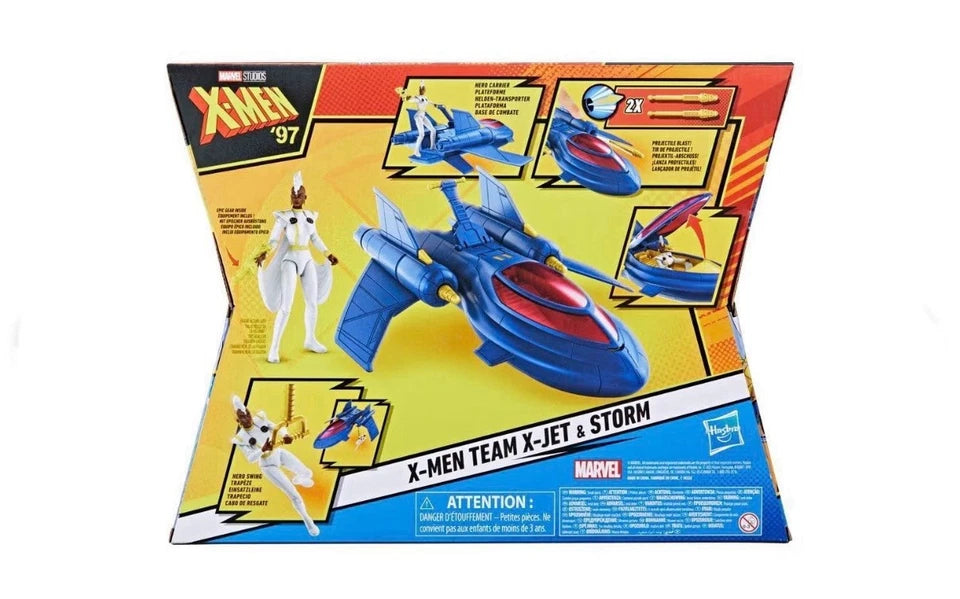 Marvel Studios: Hasbro 2023 X-Men ‘97 (X-MEN TEAM X-JET & STORM) 4+ Brand New