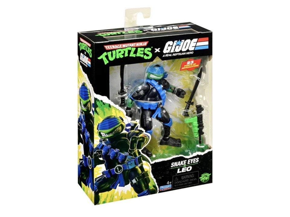 Teenage Mutant Ninja Turtles X G.I.JOE: Playmates 2026 (Snake Eyes LEO) 4+ New