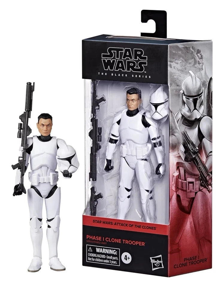 Star Wars: Attack of The Clones Hasbro 2023 The Black Series PHASE I CLONE TROOPER 4+ New