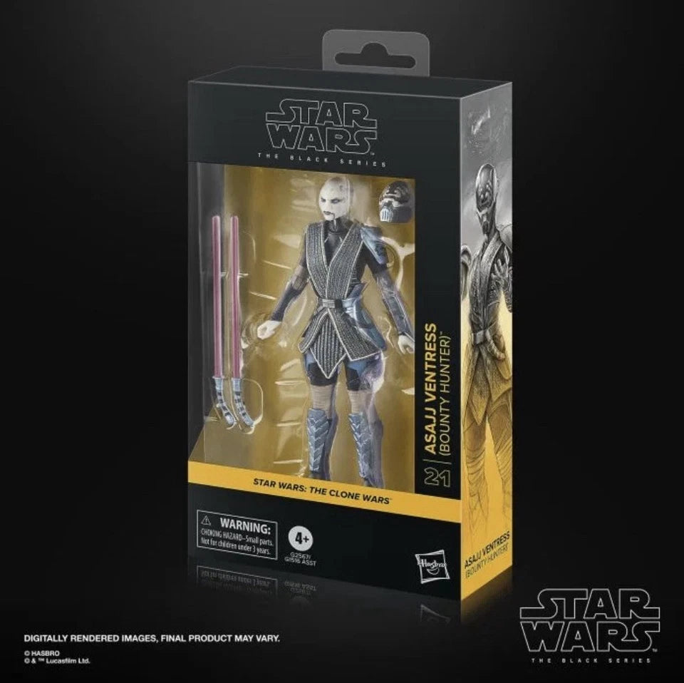 Star Wars: The Clone Wars - The Black Series Hasbro 2025 (ASAJJ VENTRESS) 4+ New