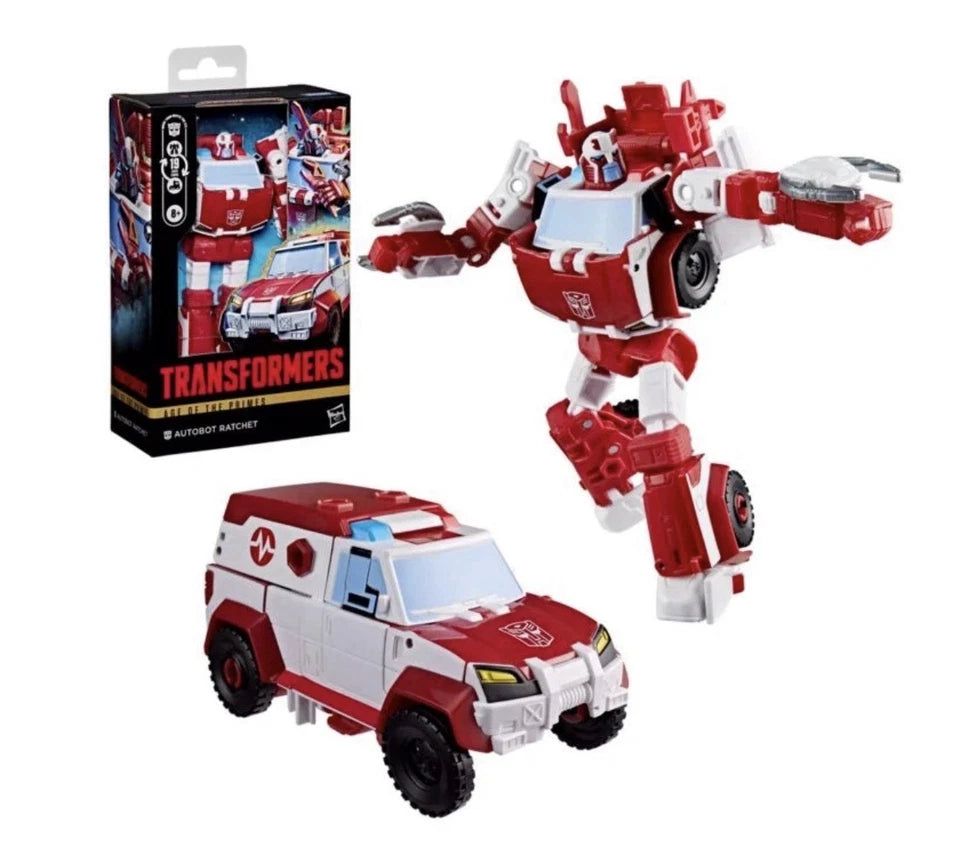 Transformers: Age Of The Primes Hasbro 2026 Deluxe Class (AUTOBOT RATCHET) 8+ New