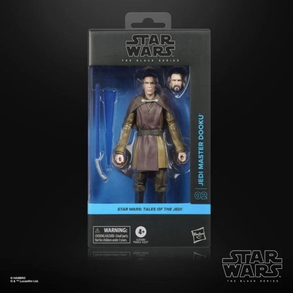Star Wars: Tales Of The Jedi Hasbro 2025 The Black Series (JEDI MASTER DOOKU) 4+ New