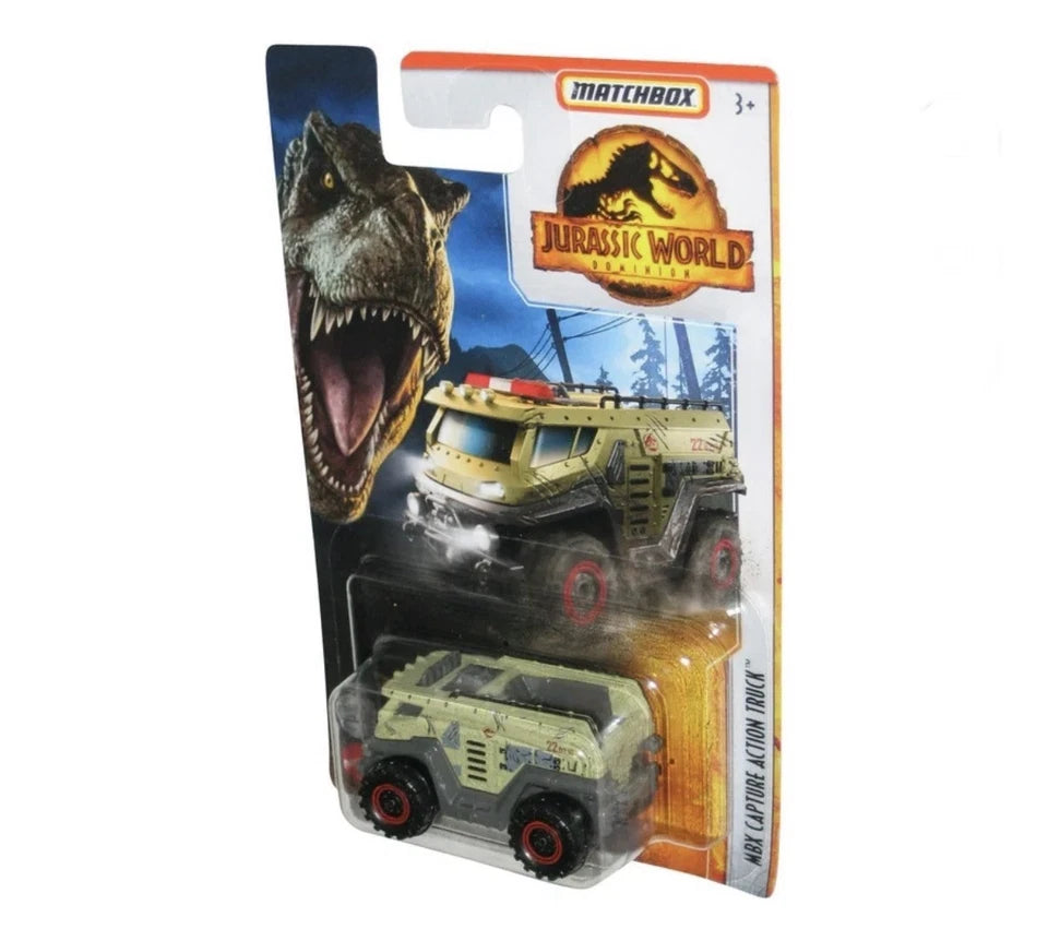 Jurassic World: Dominion Matchbox Mattel 2021 (MBX CAPTURE ACTION TRUCK) 3+ New