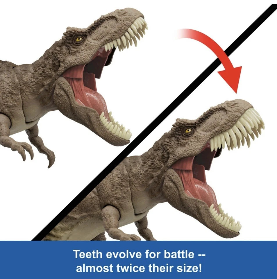 Jurassic World: Mattel 2024 Chaos Theory Epic Evolution All-Out Attack (TYRANNOSAURUS REX) 4+ New