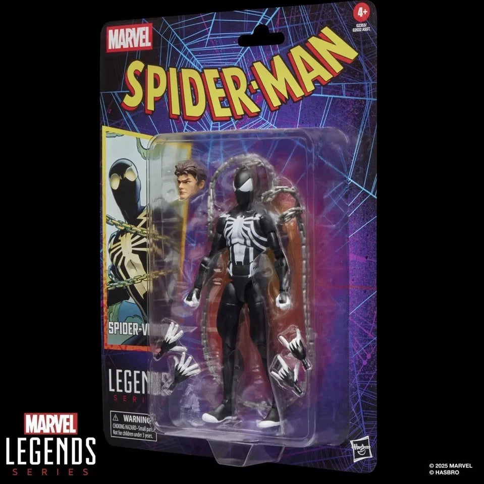 Marvel Legends Series: Hasbro 2025 Retro Spider-Man (SPIDER-VENOM) 4+ Brand New