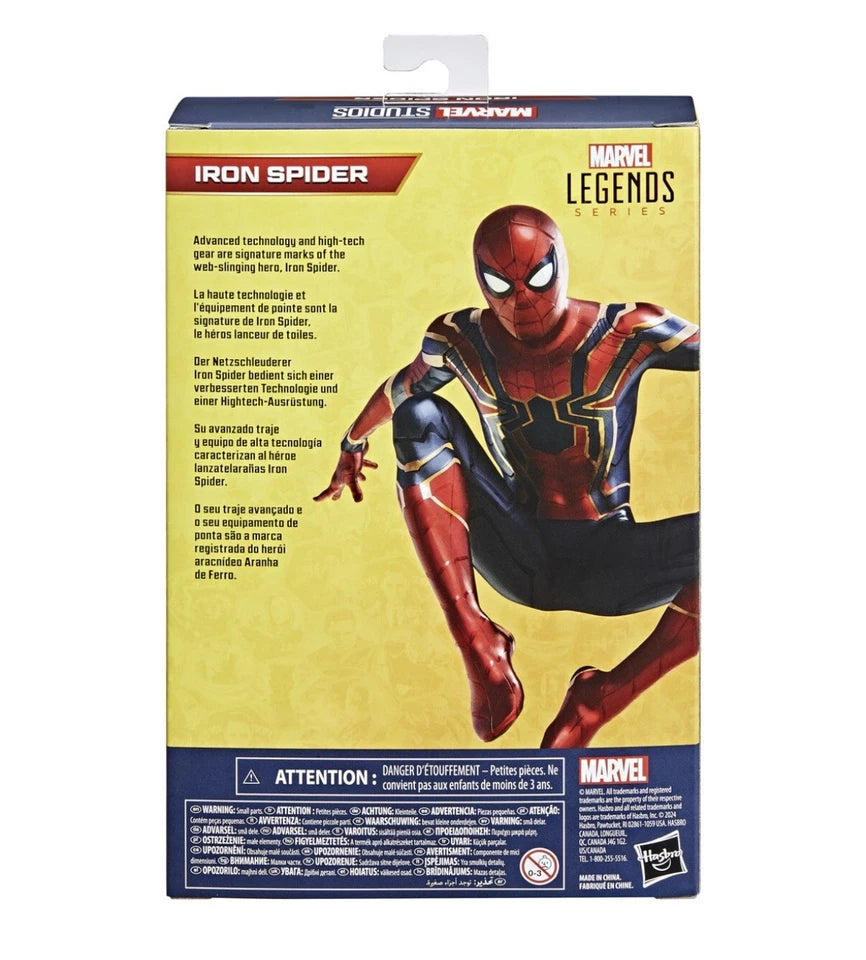 Marvel Legends Series: Hasbro 2024 Marvel Studios Spider-Man (IRON SPIDER) 4+ New
