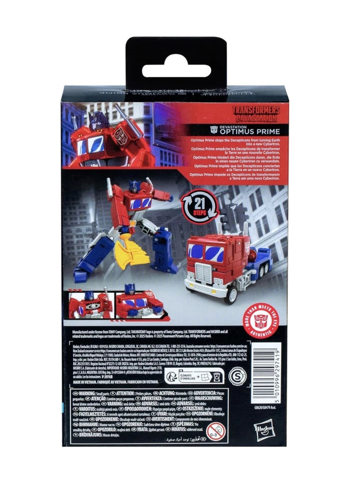 Transformers: Devastation Hasbro 2025 SS Deluxe Class DEVASTATION OPTIMUS PRIME 8+ New
