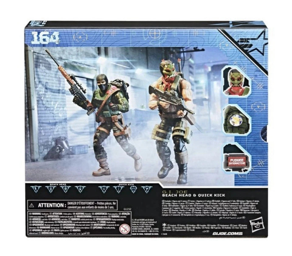 G.I. Joe Classified Series: Hasbro 2025 Night Force BEACH HEAD & QUICK KICK #164 4+ New