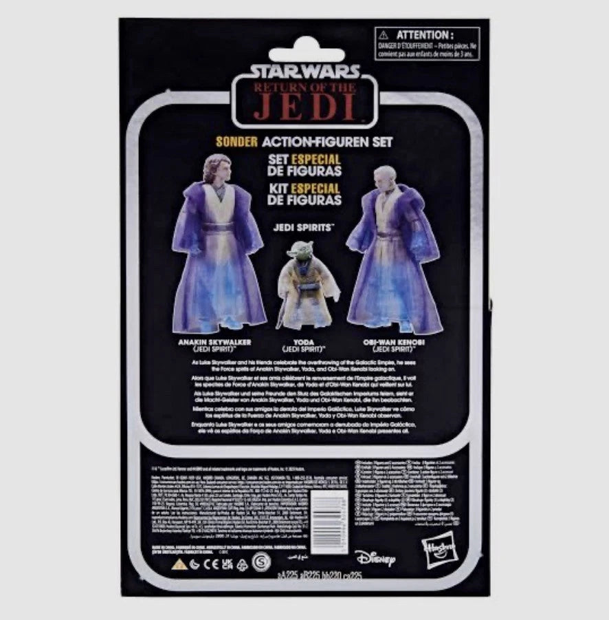 Star Wars: ROTJ Hasbro 2025 The Vintage Collection (JEDI SPIRITS) 3-Pack 4+ New