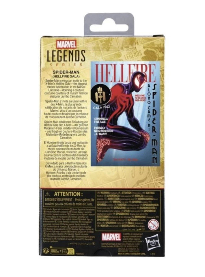 Marvel Legends Series: Hasbro 2025 The Amazing SPIDER-MAN HELLFIRE GALA 4+ New