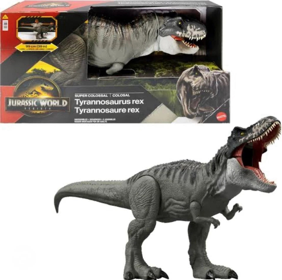 Jurassic World: Rebirth - Mattel 2025 Super Colossal (TYRANNOSAURUS REX) 4+ New