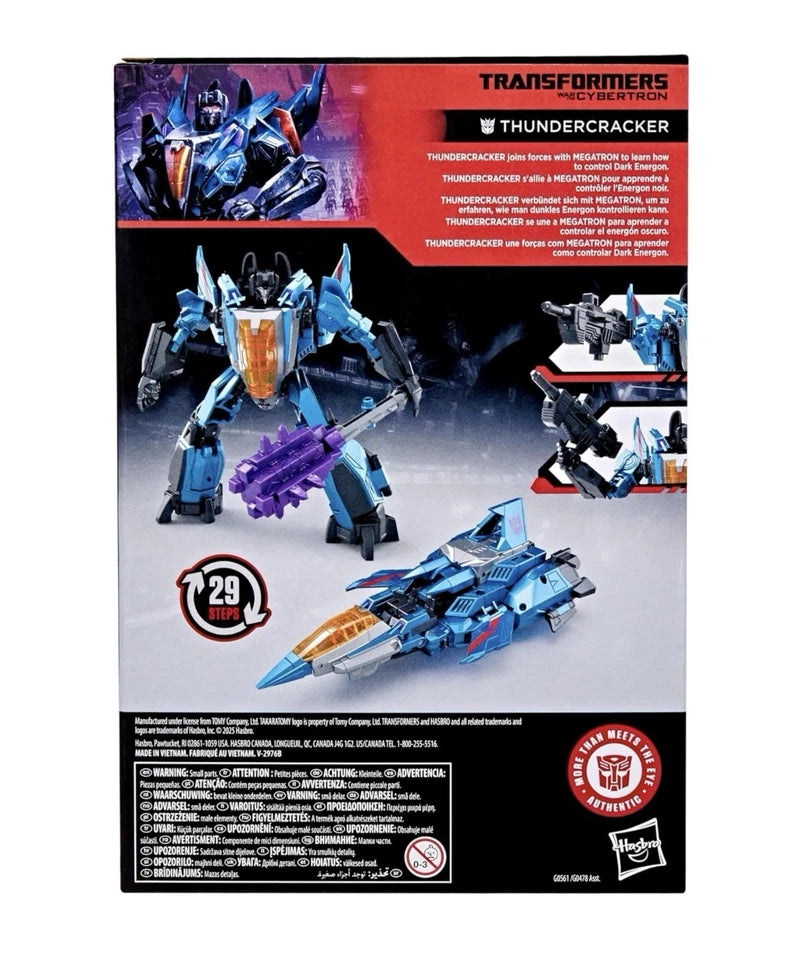 Transformers: War For Cybertron 2025 Hasbro SS Voyager Class (THUNDERCRACKER) 8+ Brand New