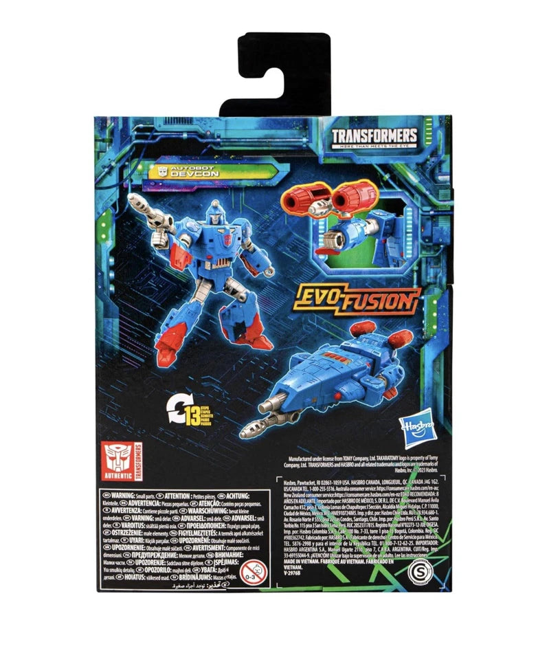 Transformers: Generations Hasbro 2023 Legacy Evolution Deluxe Class Autobot DEVCON 8+ New