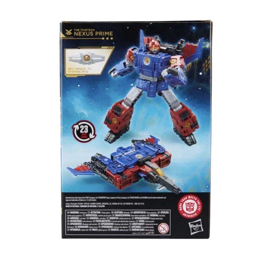 Transformers: Age Of The Primes Hasbro 2026 VC The Thirteen (NEXUS PRIME) 8+ New