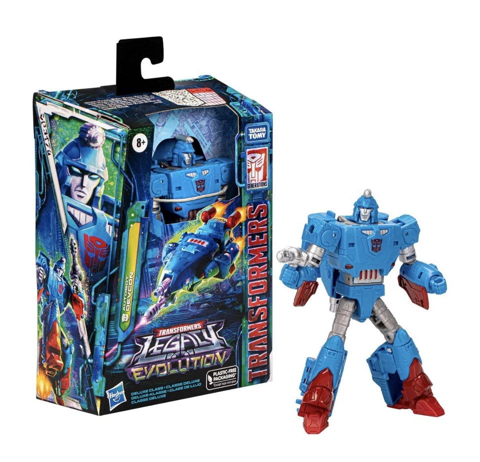 Transformers: Generations Hasbro 2023 Legacy Evolution Deluxe Class Autobot DEVCON 8+ New
