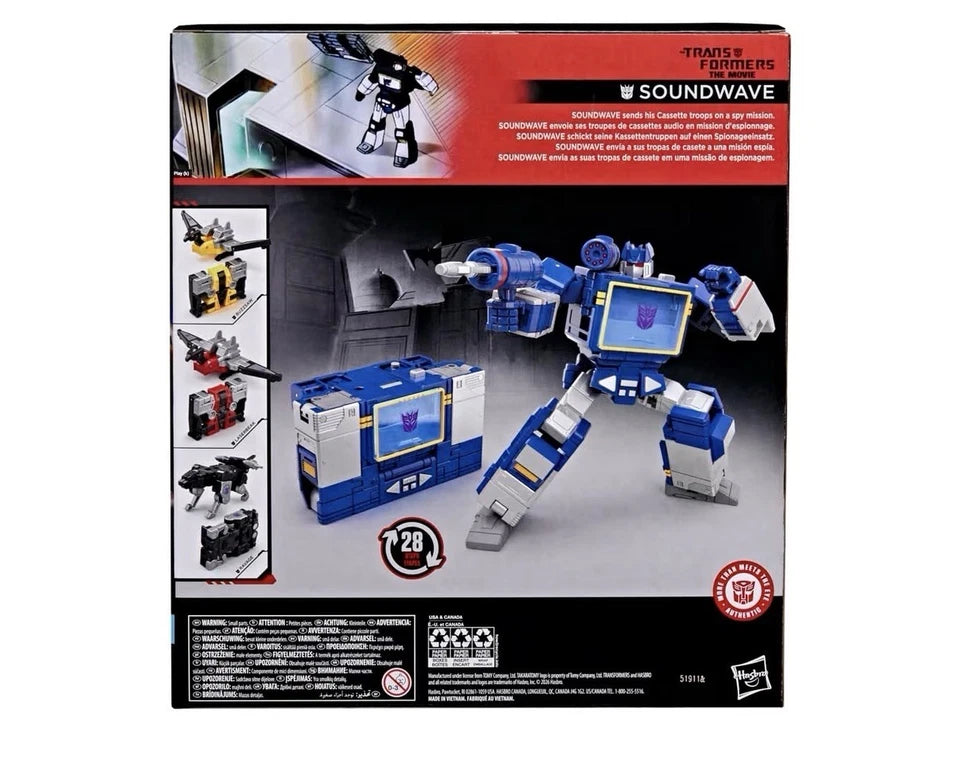 Transformers: The Movie Hasbro 2026 - SS Leader Class (SOUNDWAVE) 8+ Brand New