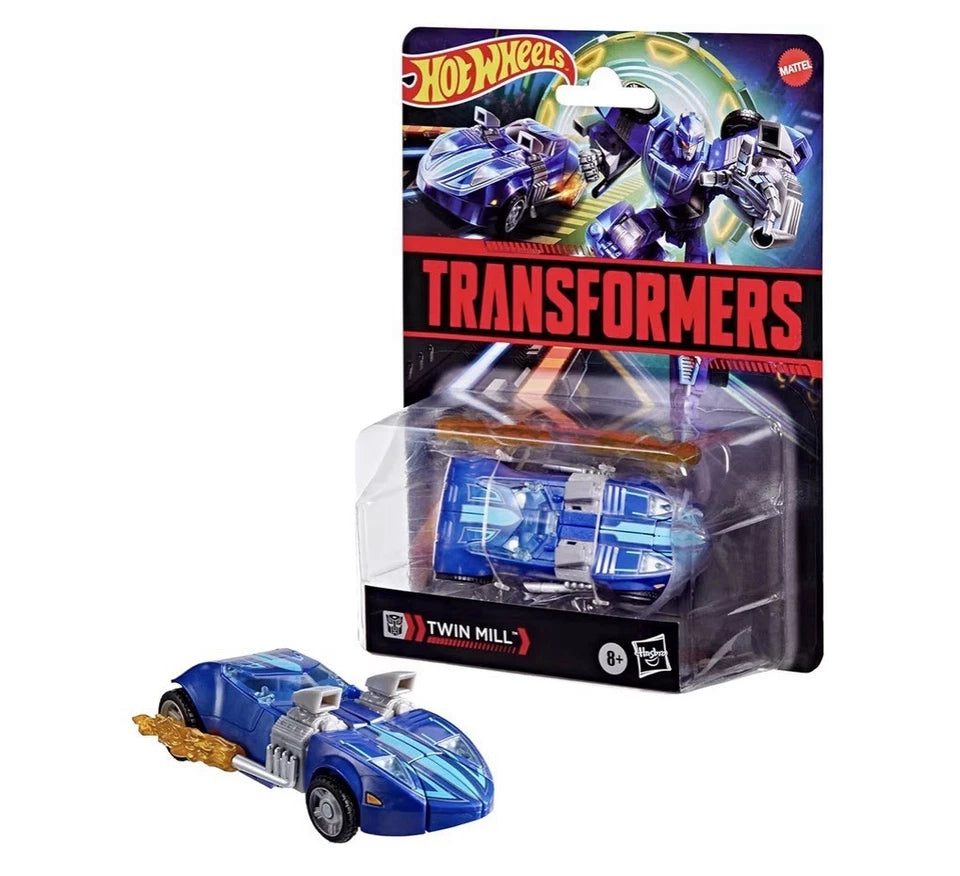 Transformers X Hot Wheels Collaborative: Hasbro 2025 (TWIN MILL) 8+ Brand New