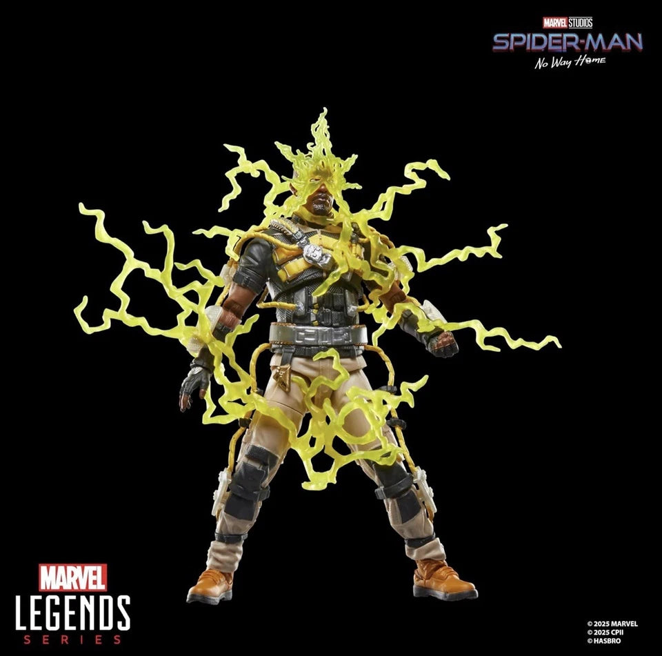 Marvel Legends Series: Hasbro 2025 Spider-Man No Way Home MARVEL’S ELECTRO 4+ New