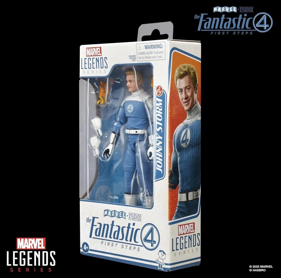 Marvel Legends Series: Hasbro 2025 The Fantastic 4: First Steps (JOHNNY STORM) 4+ New