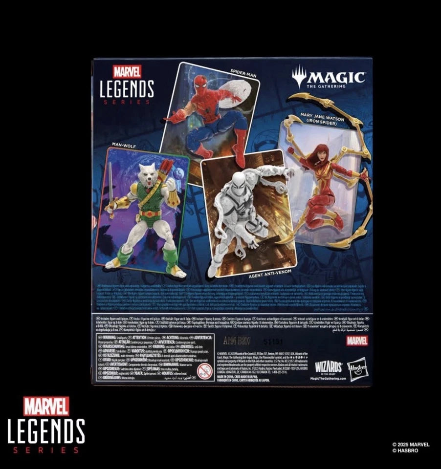 Marvel Legends Series: Hasbro 2025 Magic The Gathering (BATTLE-DAMAGED SPIDER-MAN) 13+ New