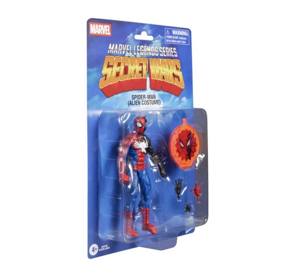 Marvel Legends Series: Secret Wars Hasbro 2026 SPIDER-MAN (Alien Costume) 4+ New