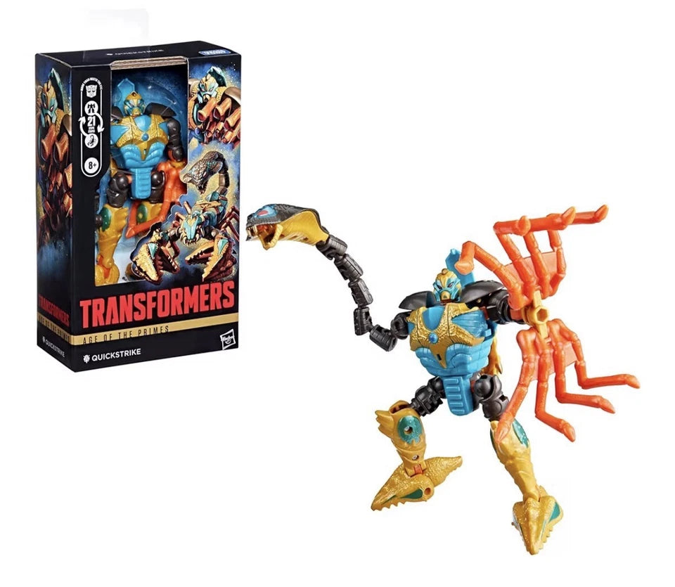 Transformers: Age Of The Primes 2026 Hasbro Studio Series Deluxe Class QUICKSTRIKE 8+ New