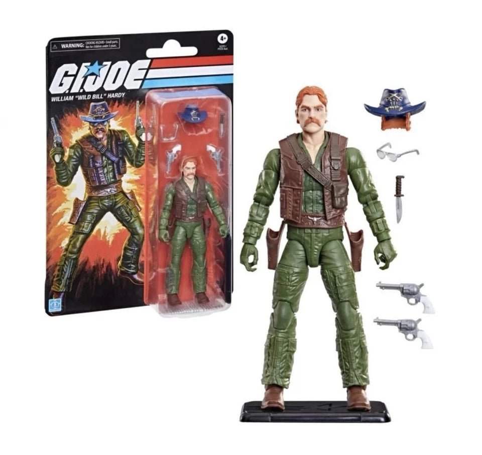 G.I.Joe Classified Series: Hasbro 2026 Retro Cardback WILLIAM “WILD BILL” HARDY 4+ New
